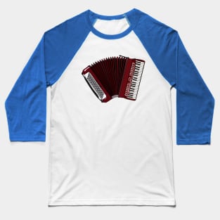 Accordion cartoon illustration Baseball T-Shirt